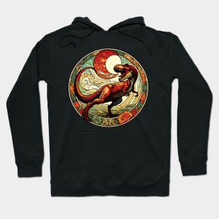 T-Rex Dinosaur Art Nouveau Tyrannosaurus Rex Hoodie